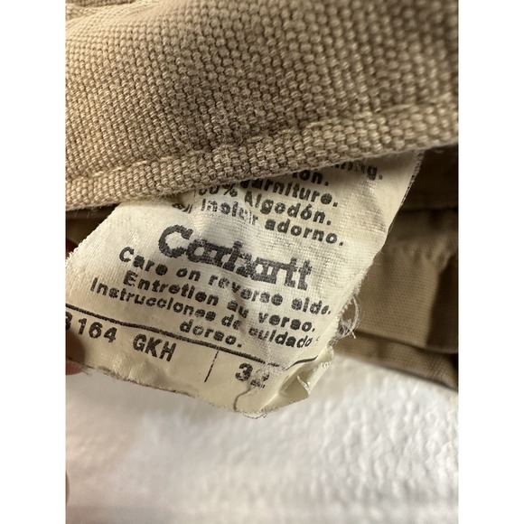 Carhartt Cargo Shorts Mens 32 Tan Cotton Utility Workwear - Picture 12 of 12